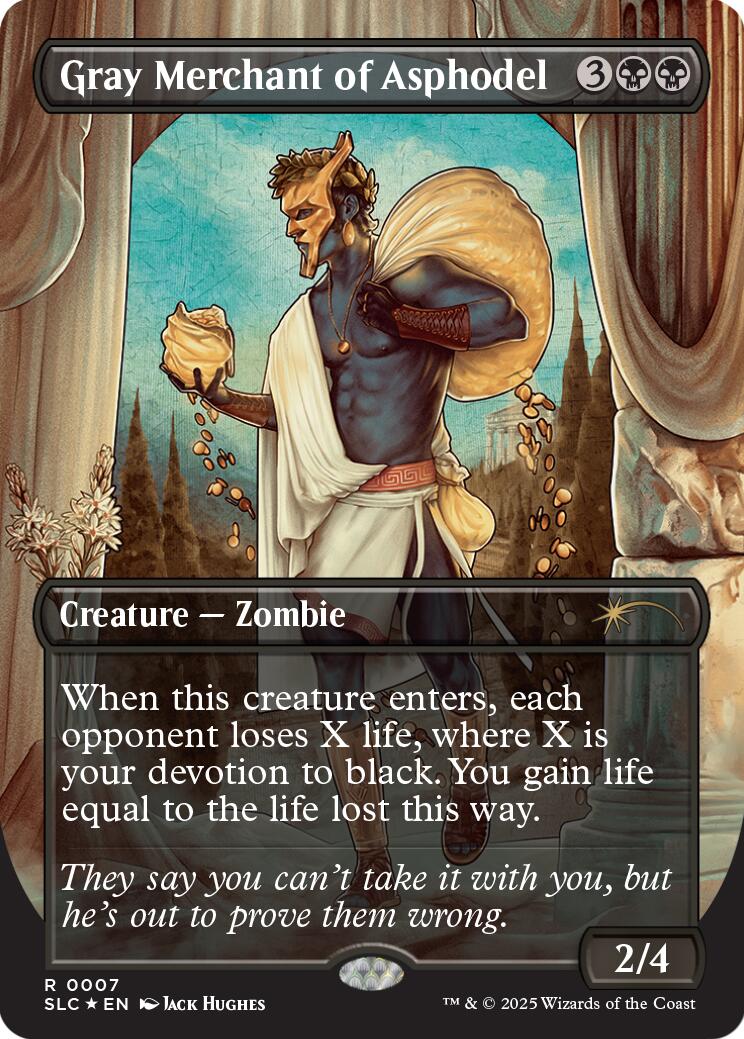 Gray Merchant of Asphodel (Halo Foil) [Secret Lair Countdown Kit] | Good Games North