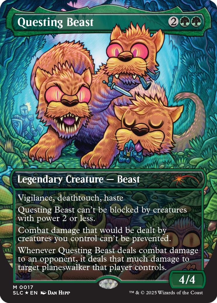 Questing Beast (Halo Foil) [Secret Lair Countdown Kit] | Good Games North