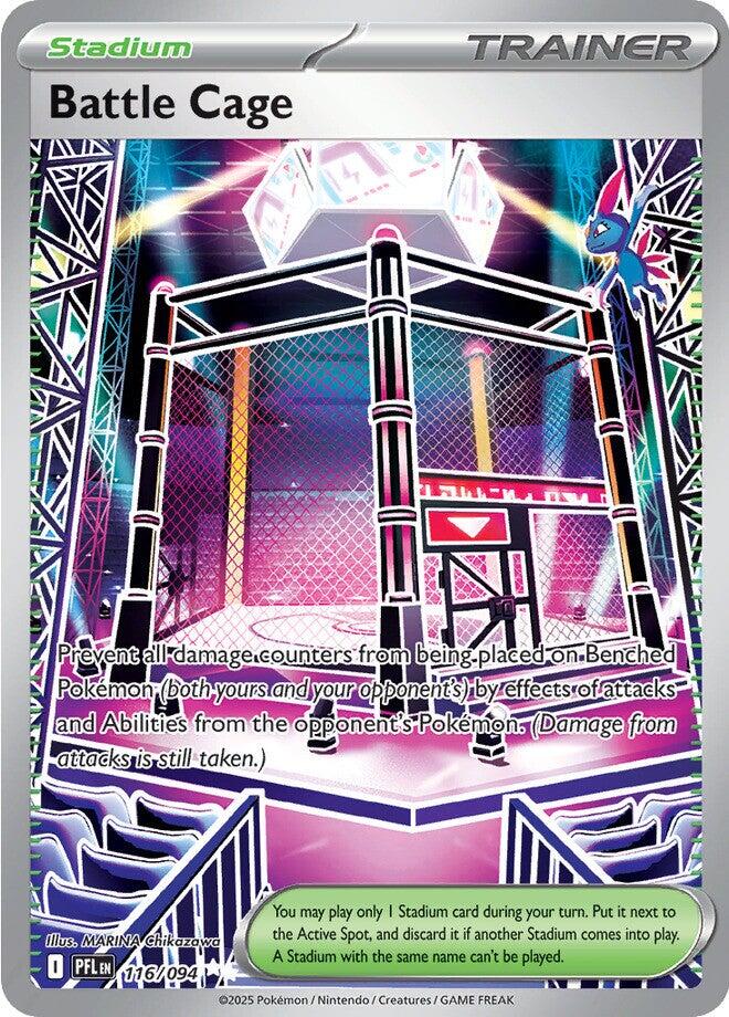 Battle Cage (116/094) [Mega Evolution: Phantasmal Flames] | Good Games North