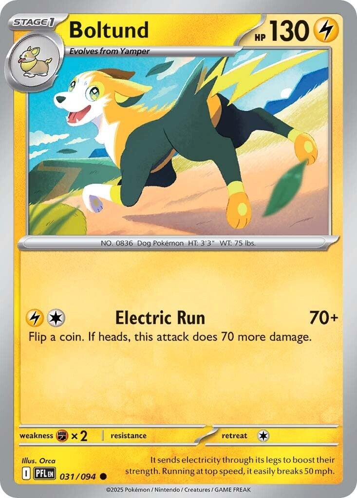 Boltund (031/094) [Mega Evolution: Phantasmal Flames] | Good Games North