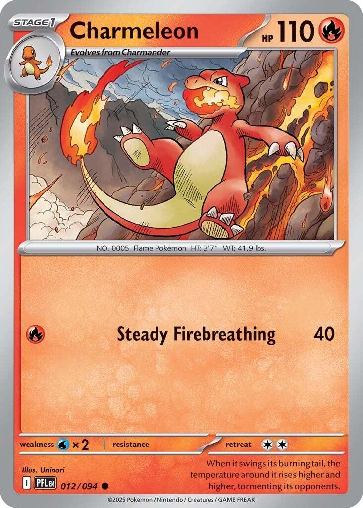 Charmeleon (012/094) [Mega Evolution: Phantasmal Flames] | Good Games North