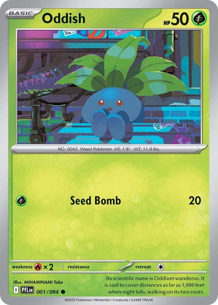 Oddish (001/094) [Mega Evolution: Phantasmal Flames] | Good Games North