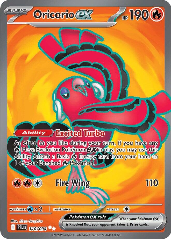Oricorio ex (110/094) [Mega Evolution: Phantasmal Flames] | Good Games North