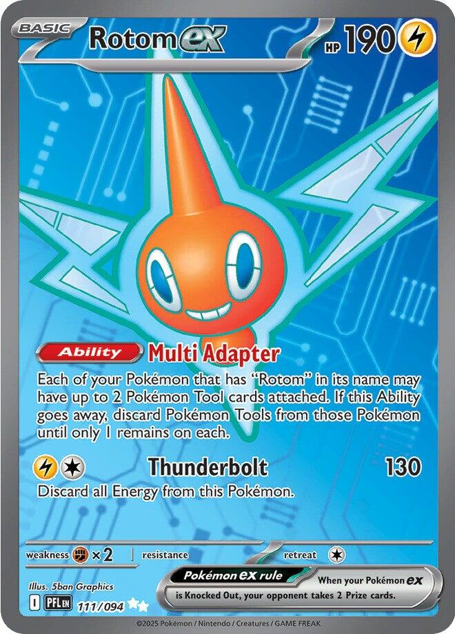 Rotom ex (111/094) [Mega Evolution: Phantasmal Flames] | Good Games North