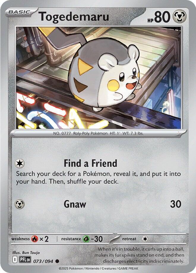 Togedemaru (073/094) [Mega Evolution: Phantasmal Flames] | Good Games North