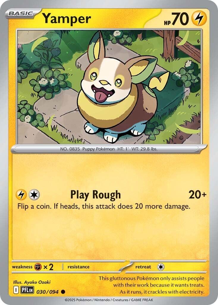 Yamper (030/094) [Mega Evolution: Phantasmal Flames] | Good Games North