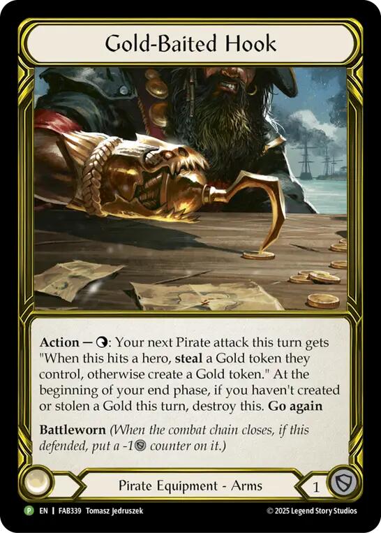 Gold-Baited Hook (Golden) [FAB339] (Promo)  Cold Foil | Good Games North