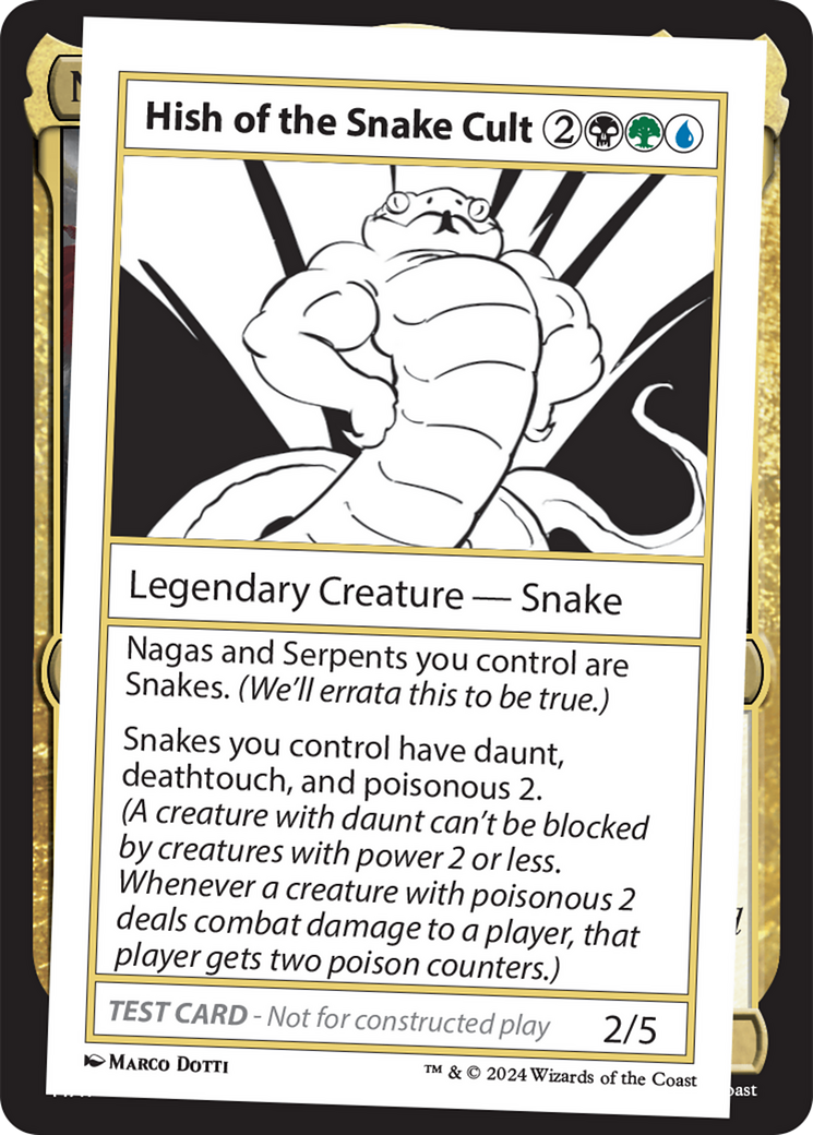Hish of the Snake Cult [Mystery Booster 2 Playtest Cards] | Good Games North