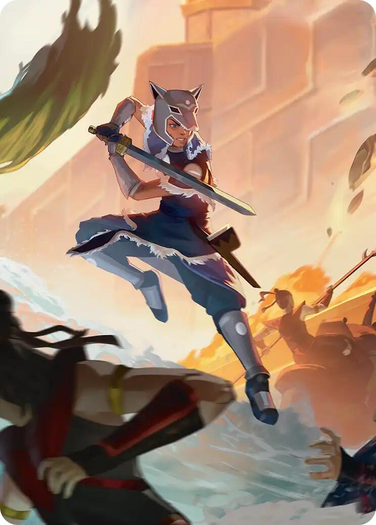 Sokka's Charge Art Card [Avatar: The Last Airbender Art Series] | Good Games North