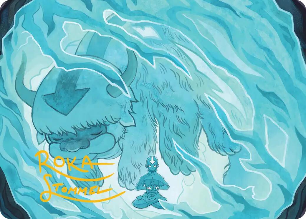Aang's Iceberg 2 Art Card (Gold-Stamped Signature) [Avatar: The Last Airbender Art Series] | Good Games North