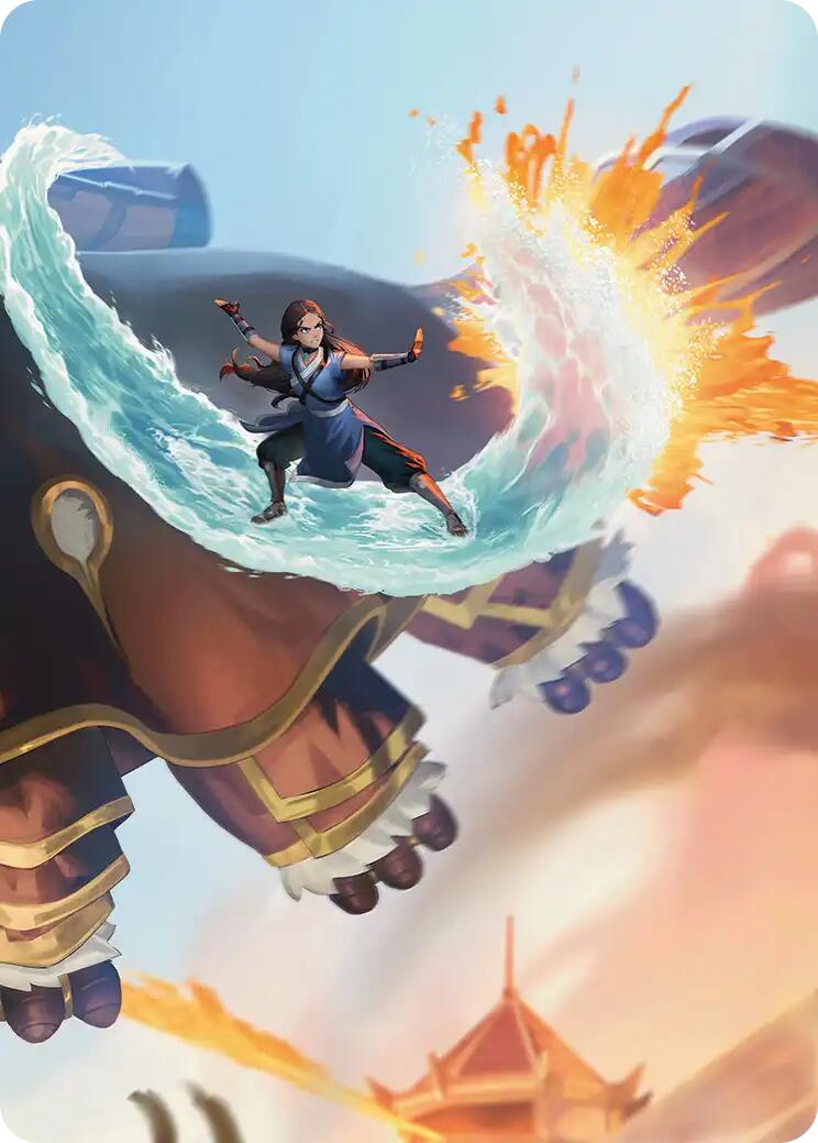 Katara's Reversal Art Card [Avatar: The Last Airbender Art Series] | Good Games North