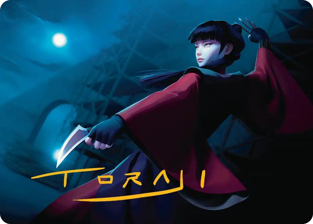 Mai, Jaded Edge Art Card (Gold-Stamped Signature) [Avatar: The Last Airbender Art Series] | Good Games North