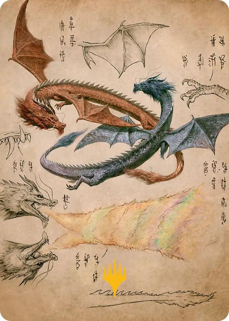 Ran and Shaw Art Card (Gold-Stamped Planeswalker Symbol) [Avatar: The Last Airbender Art Series] | Good Games North