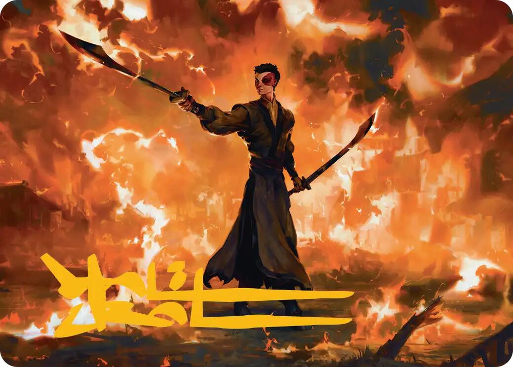 Zuko, Conflicted Art Card (Gold-Stamped Signature) [Avatar: The Last Airbender Art Series] | Good Games North
