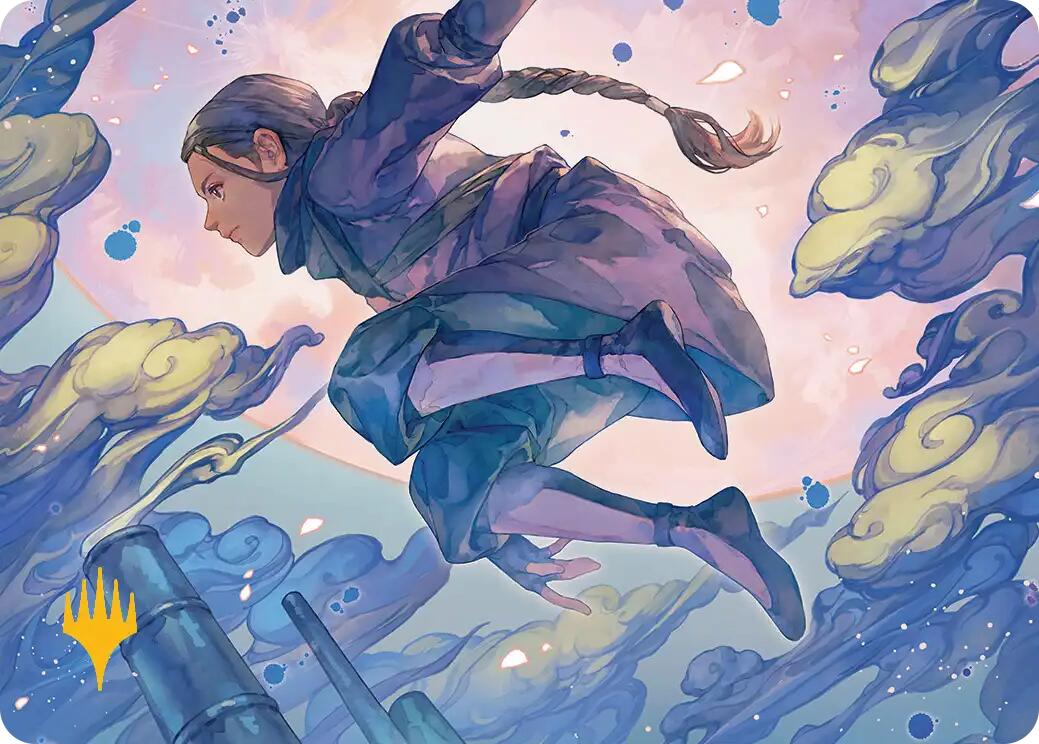 Katara, Seeking Revenge Art Card (Gold-Stamped Planeswalker Symbol) [Avatar: The Last Airbender Art Series] | Good Games North