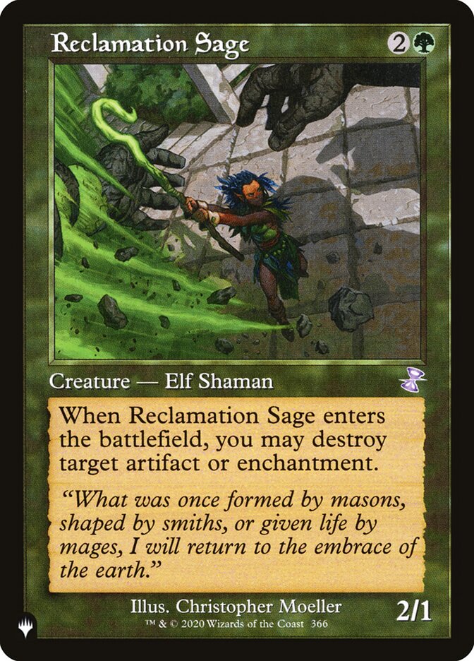 Reclamation Sage [The List] | Good Games North