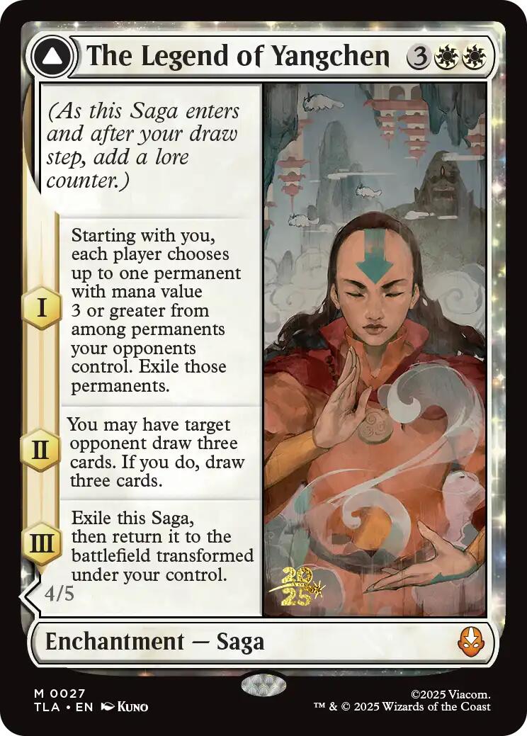 The Legend of Yangchen [Avatar: The Last Airbender Prerelease Cards] | Good Games North