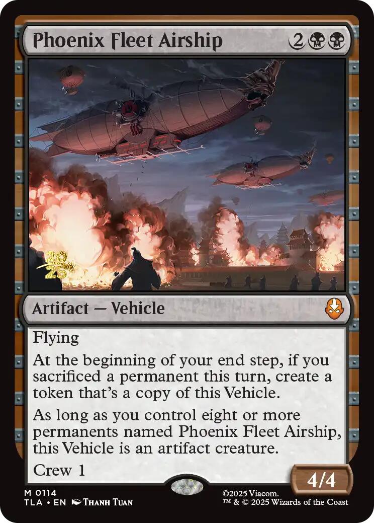 Phoenix Fleet Airship [Avatar: The Last Airbender Prerelease Cards] | Good Games North