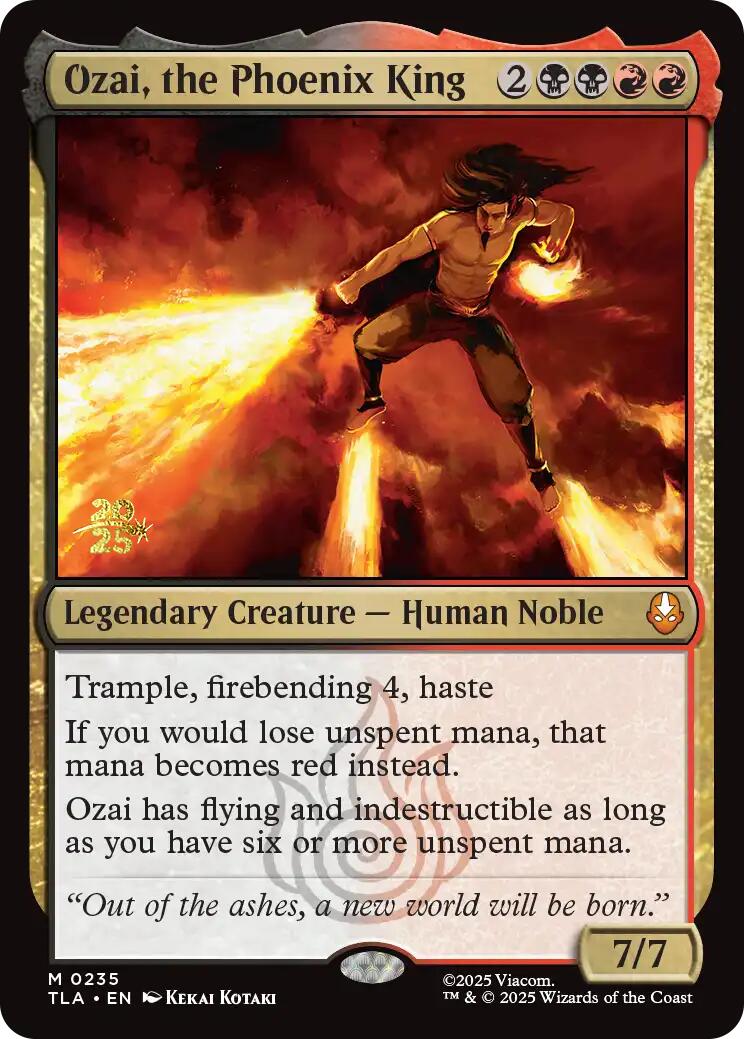 Ozai, the Phoenix King [Avatar: The Last Airbender Prerelease Cards] | Good Games North