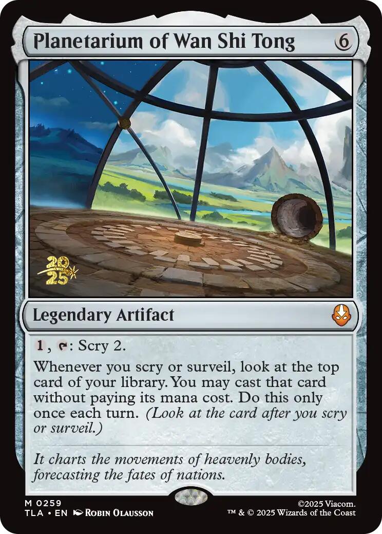 Planetarium of Wan Shi Tong [Avatar: The Last Airbender Prerelease Cards] | Good Games North