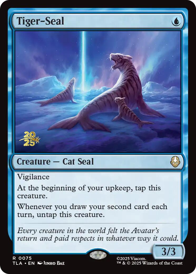 Tiger-Seal [Avatar: The Last Airbender Prerelease Cards] | Good Games North