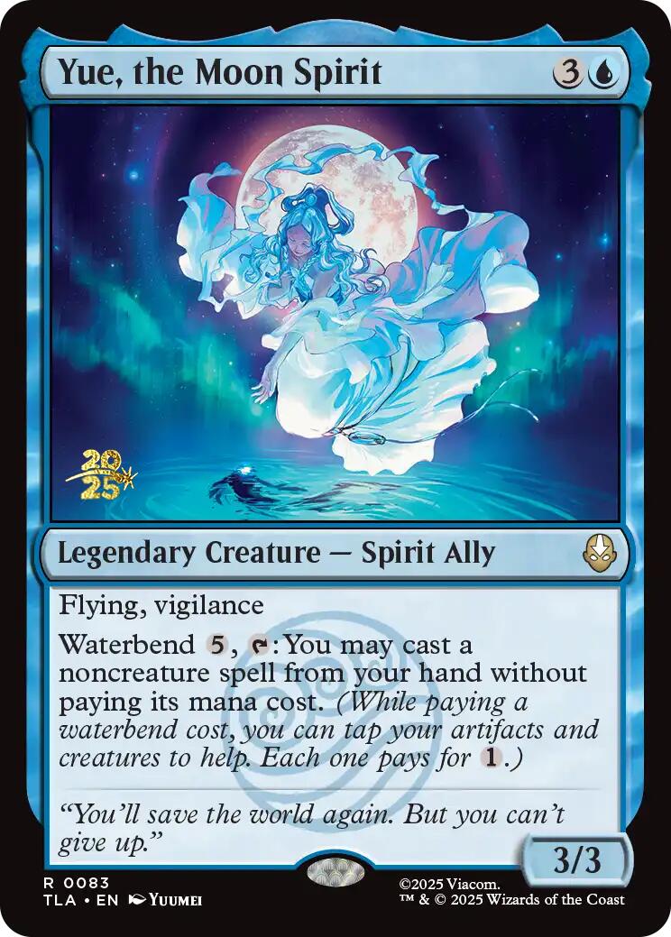 Yue, the Moon Spirit [Avatar: The Last Airbender Prerelease Cards] | Good Games North