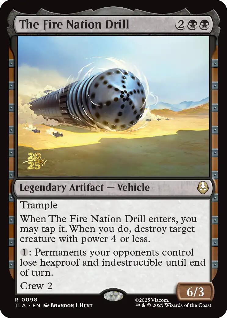 The Fire Nation Drill [Avatar: The Last Airbender Prerelease Cards] | Good Games North