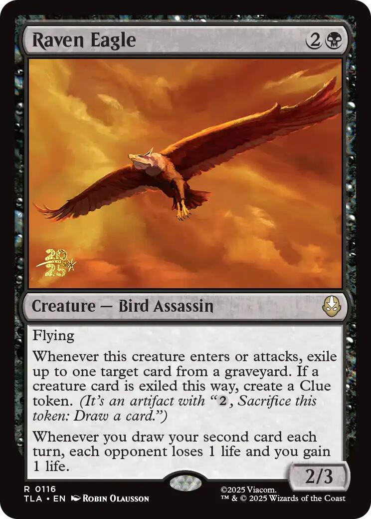 Raven Eagle [Avatar: The Last Airbender Prerelease Cards] | Good Games North