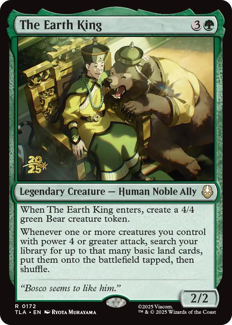 The Earth King [Avatar: The Last Airbender Prerelease Cards] | Good Games North