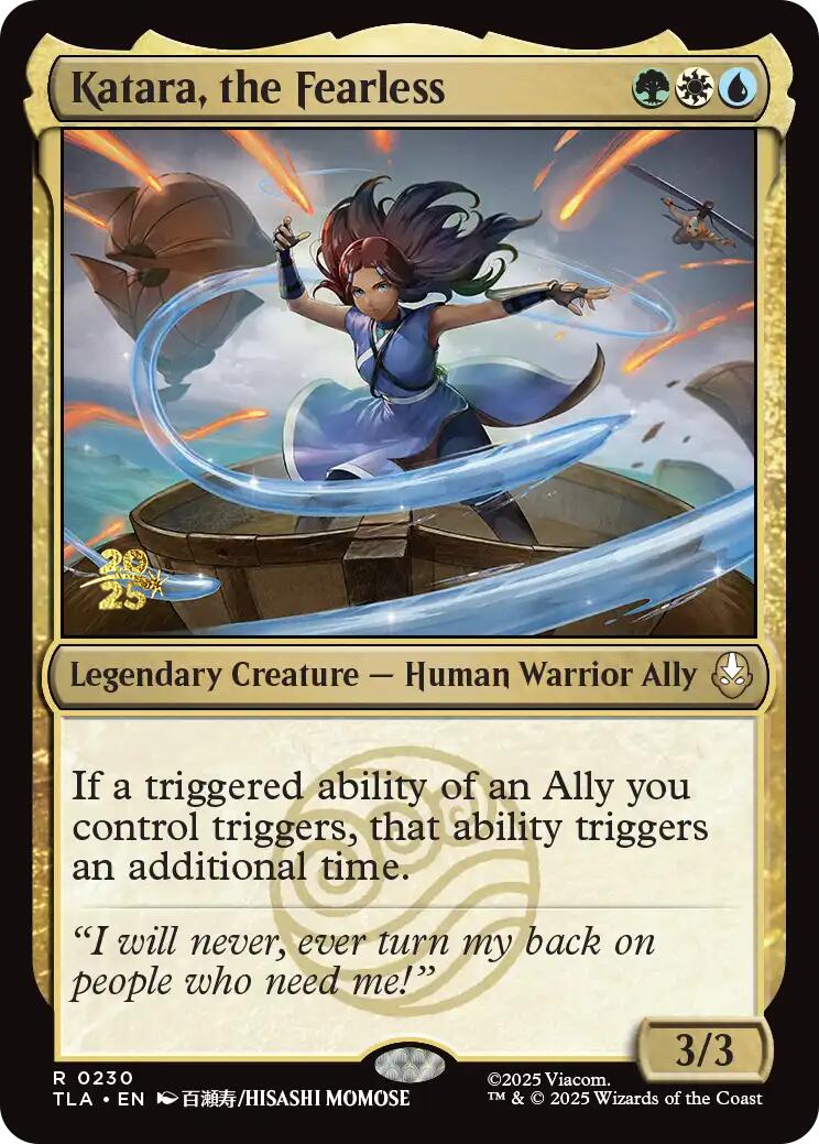 Katara, the Fearless [Avatar: The Last Airbender Prerelease Cards] | Good Games North