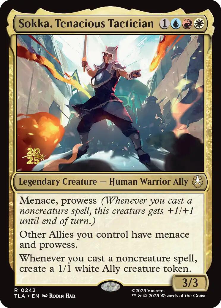 Sokka, Tenacious Tactician [Avatar: The Last Airbender Prerelease Cards] | Good Games North