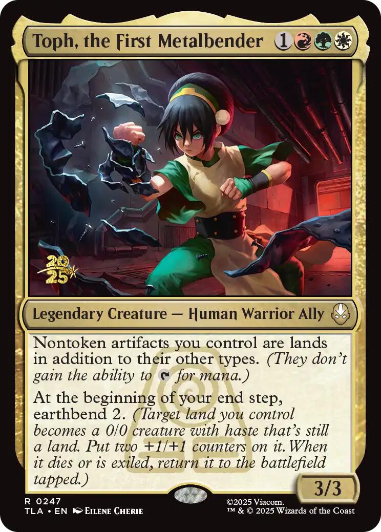 Toph, the First Metalbender [Avatar: The Last Airbender Prerelease Cards] | Good Games North