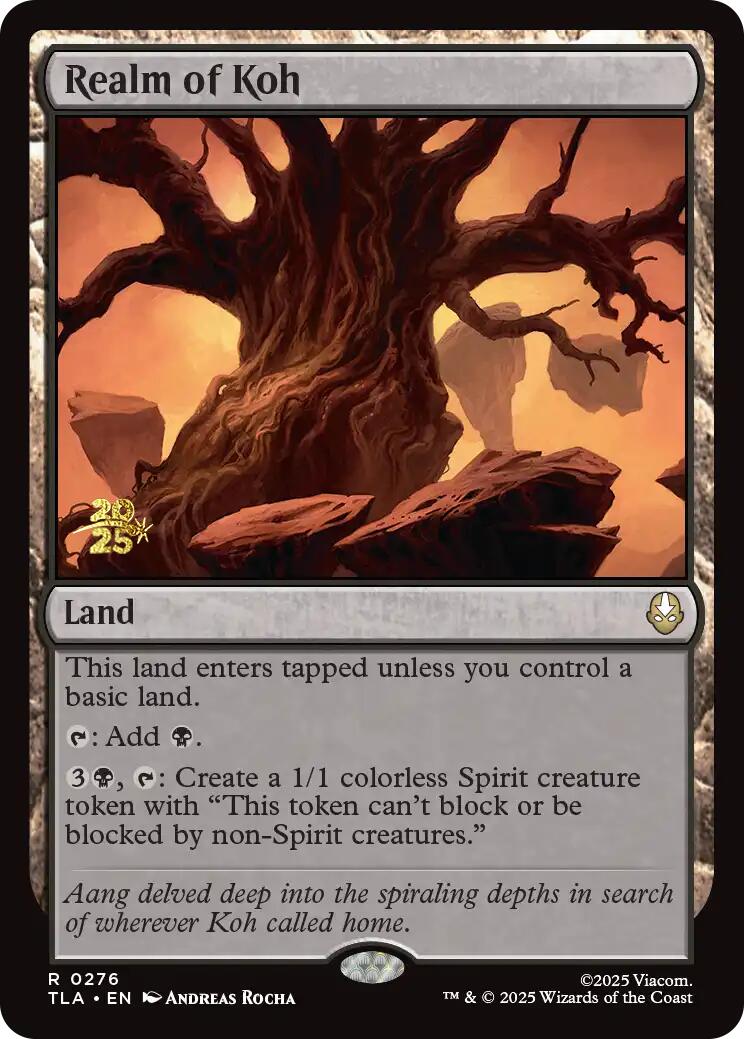Realm of Koh [Avatar: The Last Airbender Prerelease Cards] | Good Games North