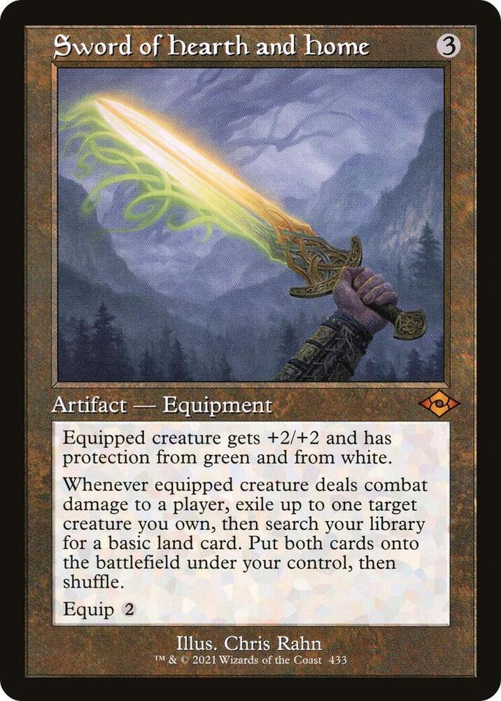 Sword of Hearth and Home Retro Frame (Modern Horizons 2)  - Foil | Good Games North