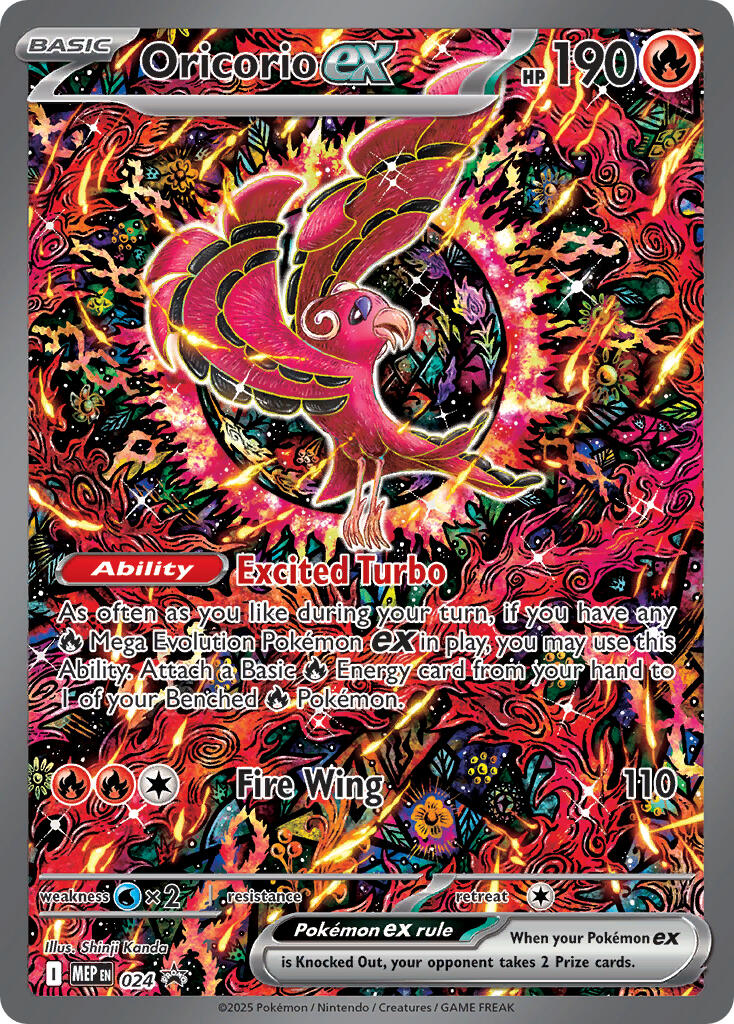 Oricorio ex (024) [Mega Evolution Promo] | Good Games North