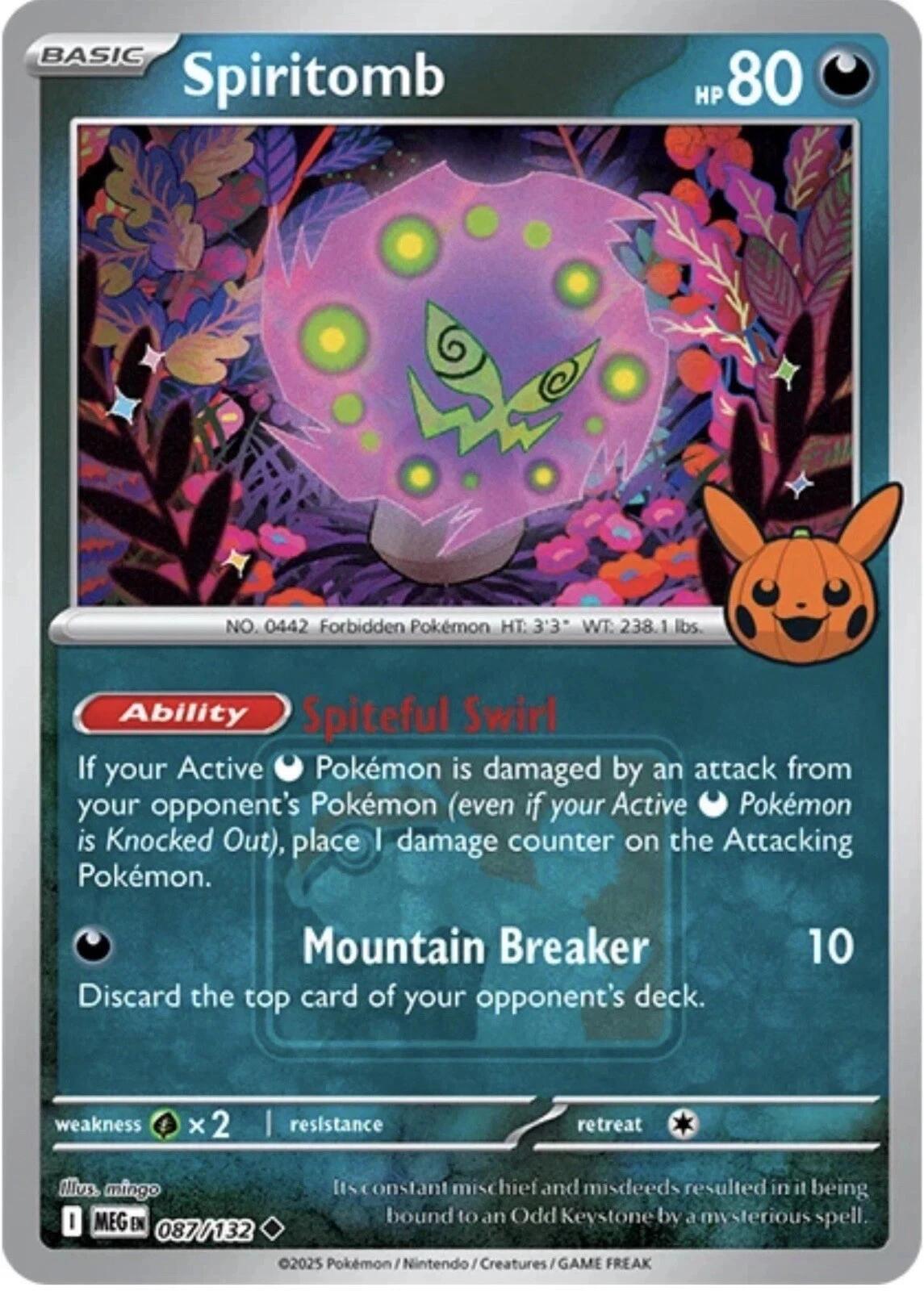 Spiritomb (087/132) (Trick or Trade Stamped) [Miscellaneous Cards] | Good Games North