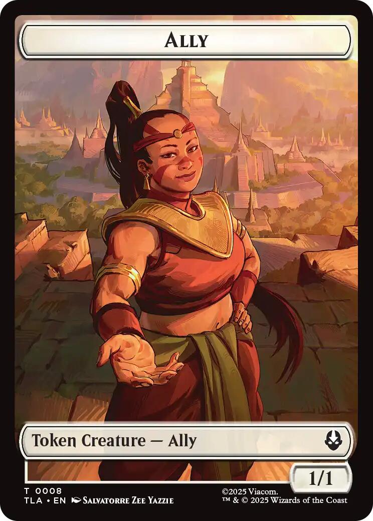 Ally (0008) // Clue (0016) Double-Sided Token [Avatar: The Last Airbender Tokens] | Good Games North