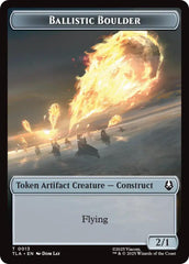 Ballistic Boulder // Soldier (0011) Double-Sided Token [Avatar: The Last Airbender Tokens] | Good Games North