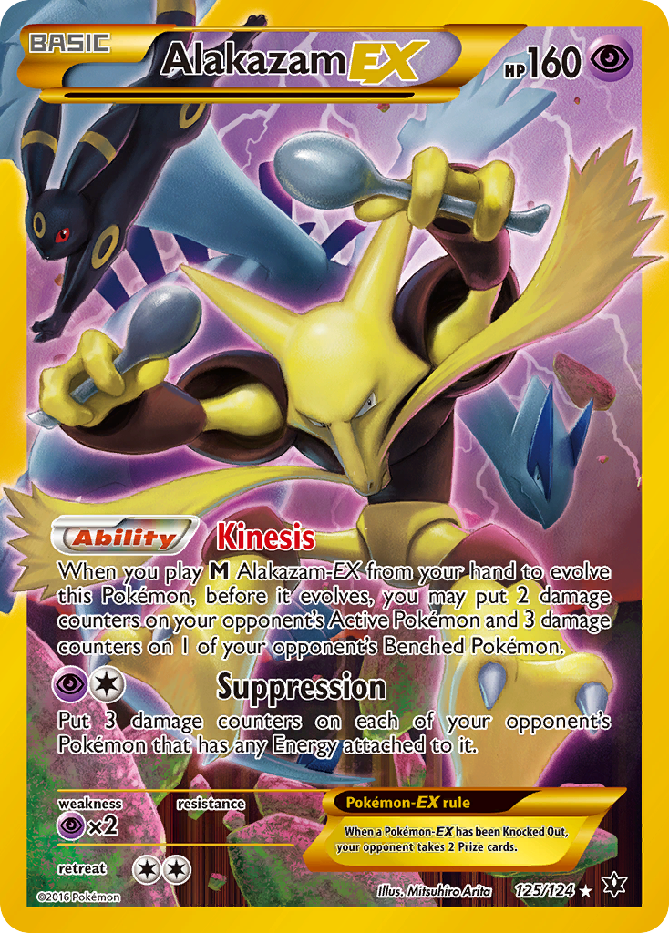 Alakazam EX (125/124) [XY: Fates Collide] | Good Games North