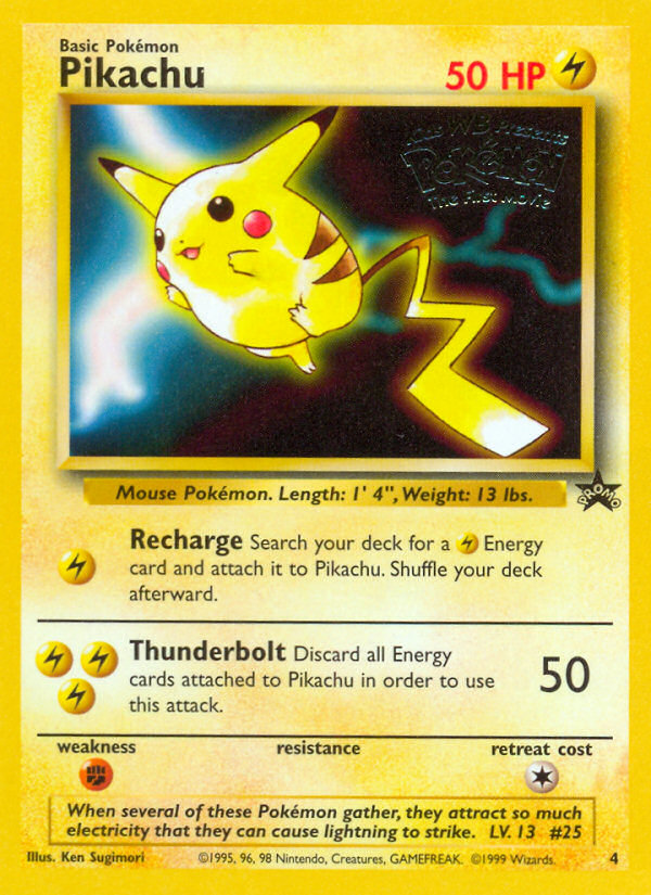 Pikachu (4) [Wizards of the Coast: Black Star Promos] | Good Games North
