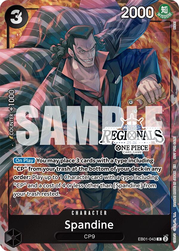 Spandine (Online Regional Participation Pack 2025 Vol.1) [One Piece Promotion Cards] | Good Games North