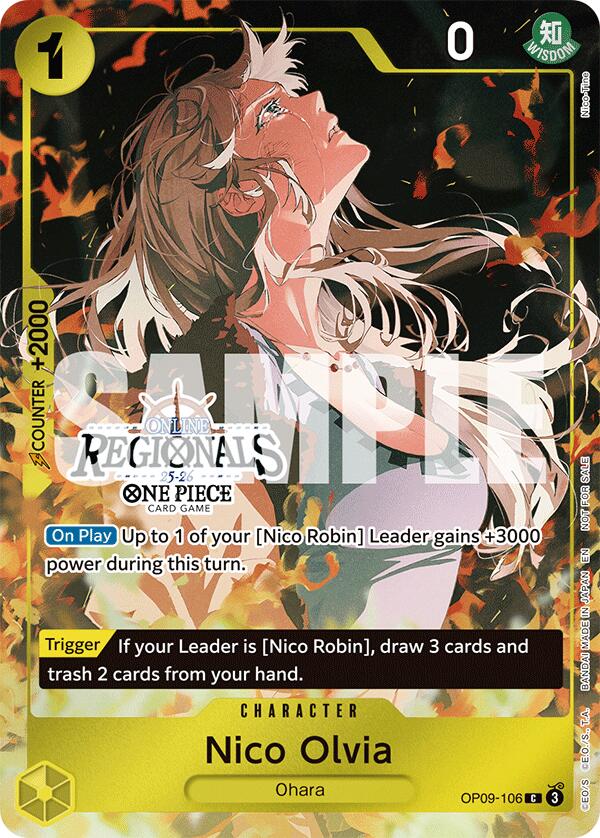 Nico Olvia (Online Regional Participation Pack 2025 Vol.1) [One Piece Promotion Cards] | Good Games North