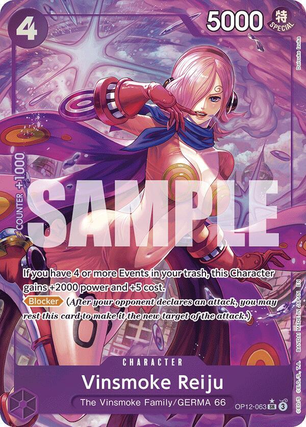 Vinsmoke Reiju OP12-063 (Legacy of the Master)  - Alternate Art Foil | Good Games North
