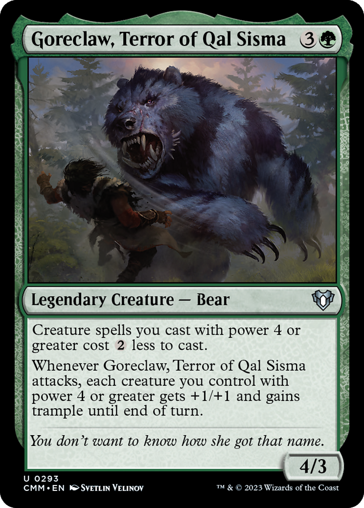 Goreclaw, Terror of Qal Sisma [Commander Masters] | Good Games North