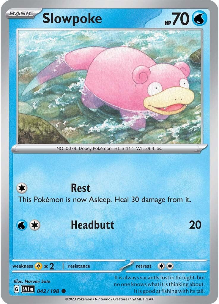 Slowpoke (042/198) [Scarlet & Violet: Base Set] | Good Games North