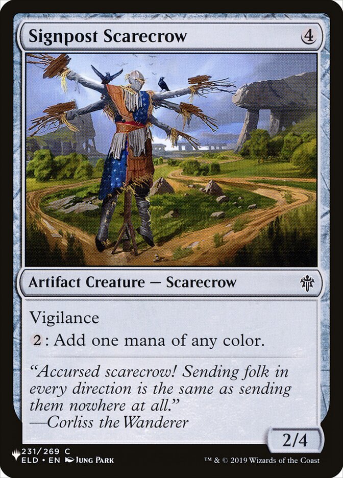Signpost Scarecrow [The List] | Good Games North