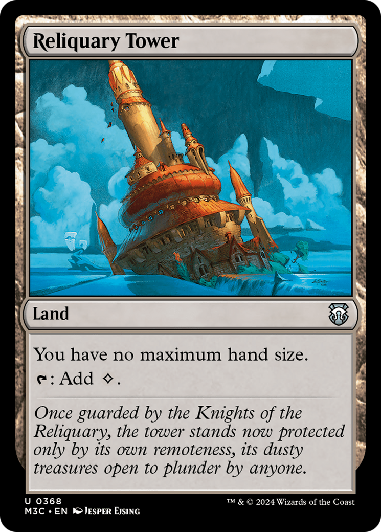 Reliquary Tower (Ripple Foil) [Modern Horizons 3 Commander] | Good Games North