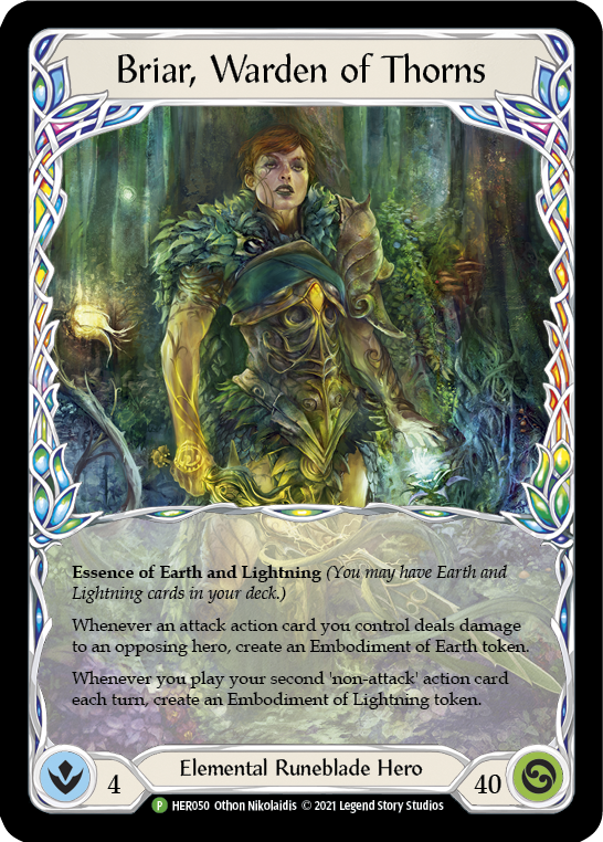 Briar, Warden of Thorns [HER050] (Promo)  Rainbow Foil | Good Games North