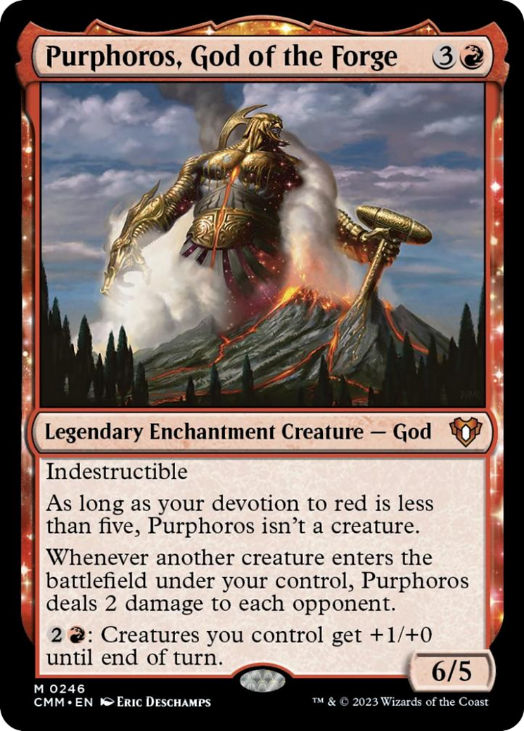 Purphoros, God of the Forge [Commander Masters] | Good Games North