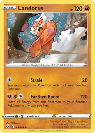 Landorus (148/264) (Cosmos Holo) [Sword & Shield: Fusion Strike] | Good Games North